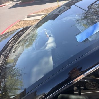 Titan Auto Glass - Side profile of windshield - Auto Glass Services Near Me
