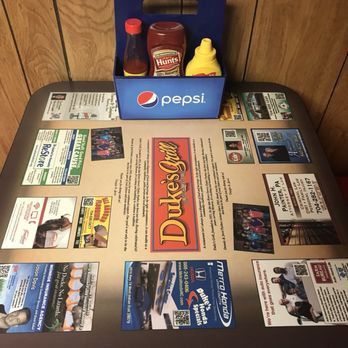 Duke's Grill - Cool table supporting local businesses! - New American Near Me - Monroe, North Carolina Duke's Grill - Cool table supporting local businesses! - New American Near Me - Monroe, North Carolina