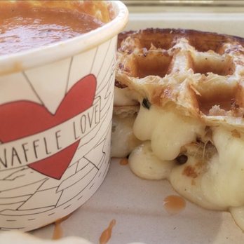 Waffle Love - Grilled Cheese sandwich and tomato soup! - Waffles Near Me - Northridge, California Waffle Love - Grilled Cheese sandwich and tomato soup! - Waffles Near Me - Northridge, California
