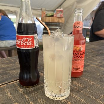 Lunetta Pizzeria - coke, blood orange soda, lemonade - Pizza Near Me - Vashon, Washington