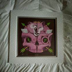 Frame Art - Signed print by Jeremy Fish. Northern California legendary street artist.
