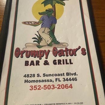 Grumpy Gators Bar & Grill - Menu - Burgers Near Me - Homosassa, Florida Grumpy Gators Bar & Grill - Menu - Burgers Near Me - Homosassa, Florida