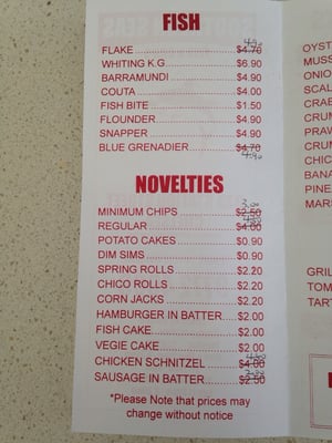 Menu photo 5 Southern Seas Fish & Chips Chelsea, VIC Menu photo 5 Southern Seas Fish & Chips Chelsea, VIC