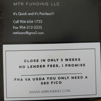 MTR Funding - IT'S QUICK AND PAINLESS!!!!! - Mortgage Brokers Near Me - Ponte Vedra Beach, Florida MTR Funding - IT'S QUICK AND PAINLESS!!!!! - Mortgage Brokers Near Me - Ponte Vedra Beach, Florida
