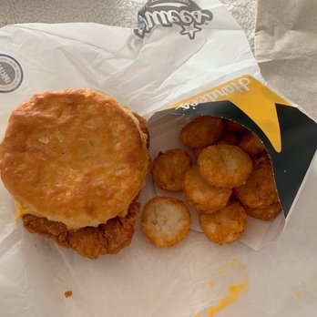 Hardee's - Chicken biscuit and small hash rounds. - Burgers Near Me - Hueytown, Alabama Hardee's - Chicken biscuit and small hash rounds. - Burgers Near Me - Hueytown, Alabama