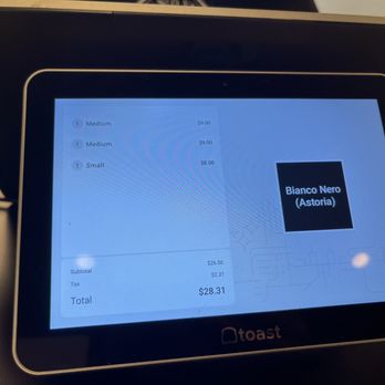 Bianco Nero Gelato - Our bill - Gelato Near Me - Queens, New York