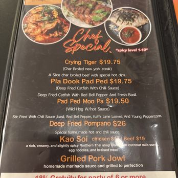 Ocha Thai Cuisine - Chef specials - Thai Near Me - Las Vegas, Nevada