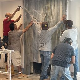 Quartzite installation Quartzite installation