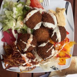 Imbiss Beirut - Yummy falaffel plate (big) 8€ great !!!