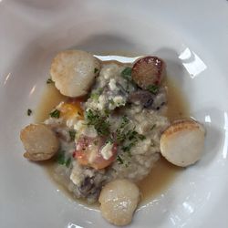 The Markland - Scallop & risotto appetizer