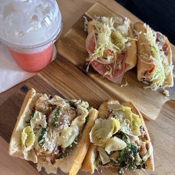 Sanguiche - Italian soda, Classic Italian, and Dimepiece Chicken and Bacon - Sandwiches Near Me - Gresham, Oregon