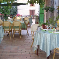 L'Oustal à Citou - La terrasse fleurie