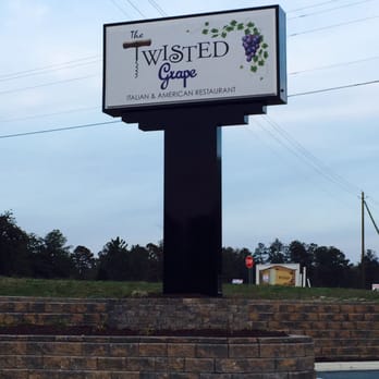The Twisted Grape - Our Roadsign - Italian Near Me - Cameron, North Carolina The Twisted Grape - Our Roadsign - Italian Near Me - Cameron, North Carolina