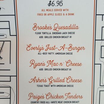 The Yard - Kids Menu - Sports Bars Near Me - McKinney, Texas