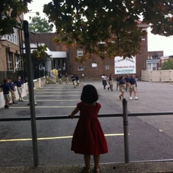 St Josephs Elementary School - Orientation for the elementary..can't believe she will start full time school year tomorrow