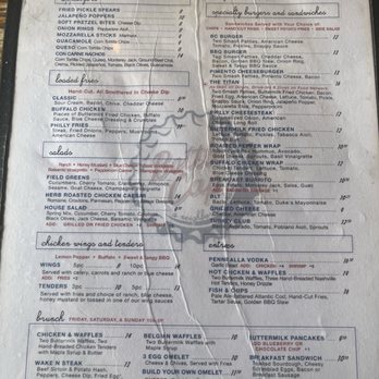 Bottle Cap - Menu - Bars Near Me - Nashville, Tennessee