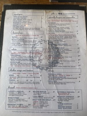 Menu photo 5 Bottle Cap Nashville, TN