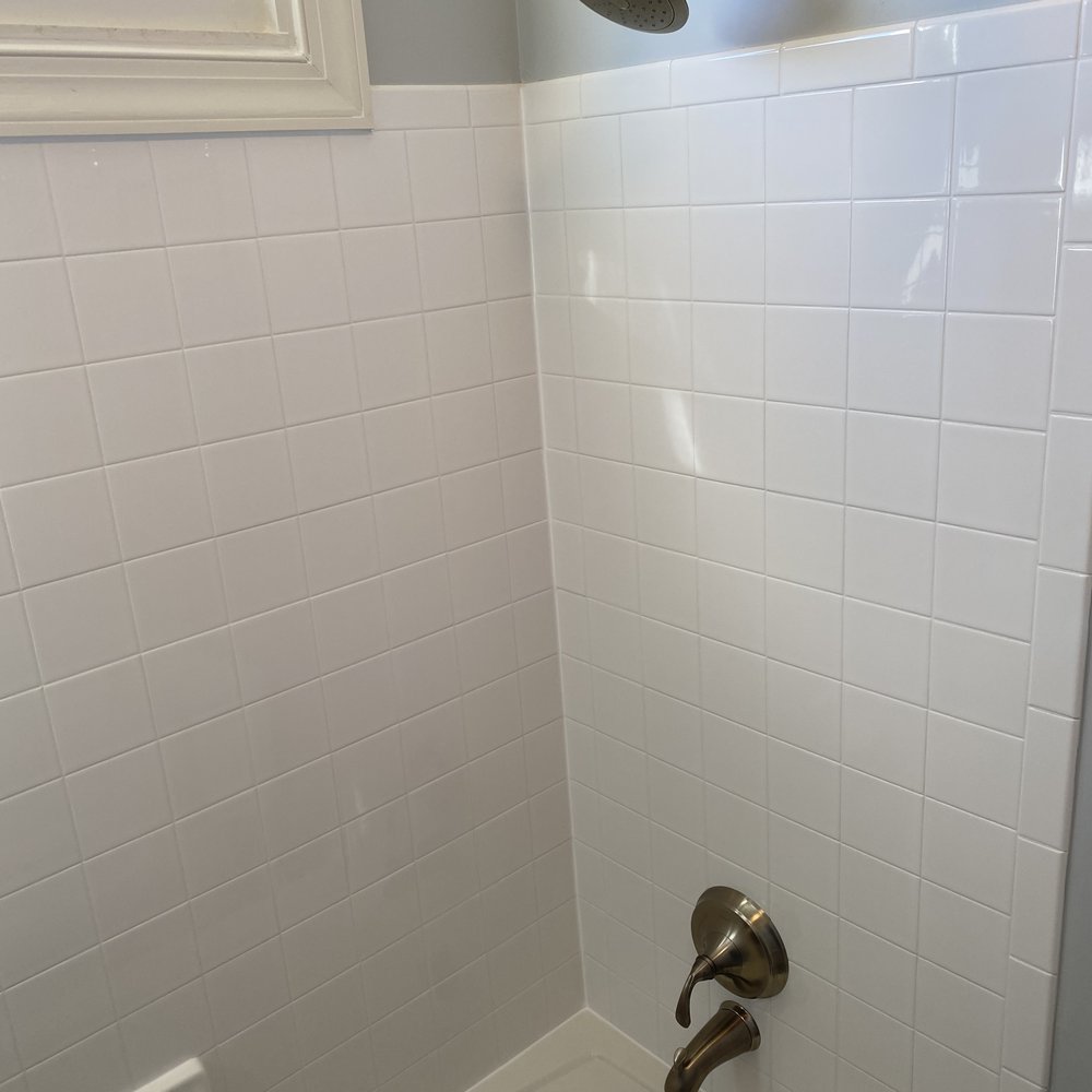 Daniel The Plumber - Updated two outdated bathroom shower faucets to the more modern brushed nickel. - Plumbing Near Me Daniel The Plumber - Updated two outdated bathroom shower faucets to the more modern brushed nickel. - Plumbing Near Me