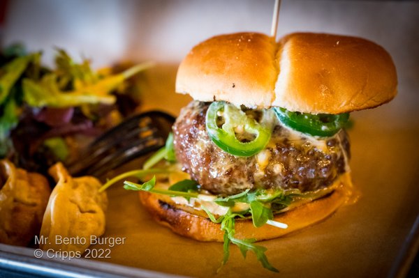 Photo of Mr. Bento Burger - Hillsboro, OR, US. Godzilla Burger