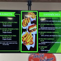 Menu board 2 2/19/23