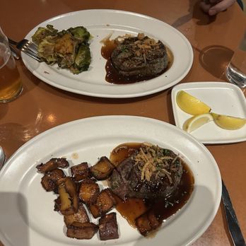 The Arrogant Butcher - Filet Mignon*, Crispy Japanese Sweet Potato, Brussels & Squash - American Near Me - Phoenix, Arizona