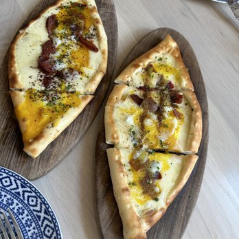 Zaytinya - Soujouk Pide Egg and Pastirma Pide - Greek Near Me - Washington, DC, District of Columbia