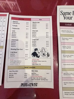 Menu photo 2 Plot Twist Charlotte, NC Menu photo 2 Plot Twist Charlotte, NC