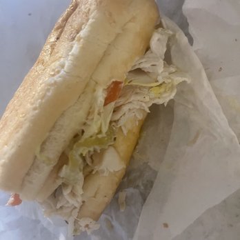 The Deli - Where's the insides? No lettuce and all French roll that actually was very hard to bite. - Delis Near Me - Rancho Cucamonga, California The Deli - Where's the insides? No lettuce and all French roll that actually was very hard to bite. - Delis Near Me - Rancho Cucamonga, California