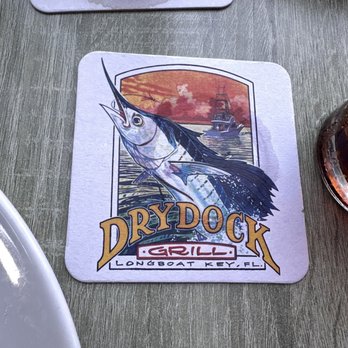 Dry Dock Waterfront Grill - Dry Dock coaster - Seafood Near Me - Longboat Key, Florida Dry Dock Waterfront Grill - Dry Dock coaster - Seafood Near Me - Longboat Key, Florida