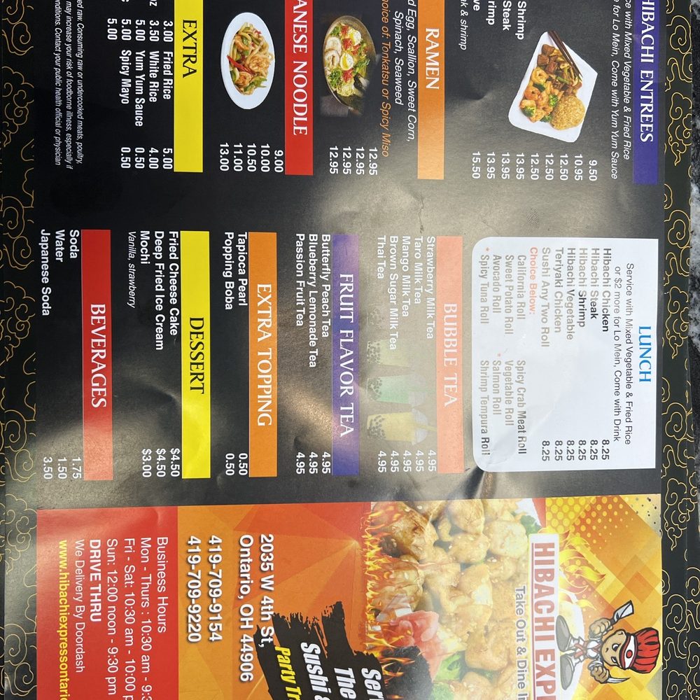 Menu Menu