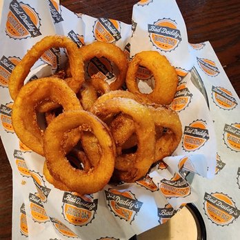 Bad Daddys Burger Bar - Onion rings - New American Near Me - Greenville, North Carolina Bad Daddys Burger Bar - Onion rings - New American Near Me - Greenville, North Carolina