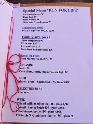 Menu photo 2 I'Pizzacchiere Florence, FI