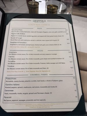Menu photo 4 Grappolo Cucina Italiana Winter Park, FL Menu photo 4 Grappolo Cucina Italiana Winter Park, FL