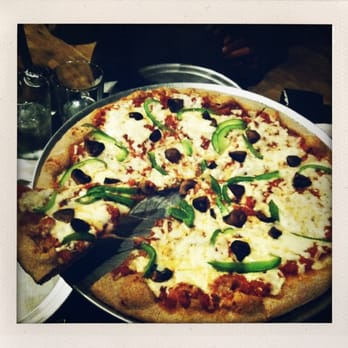 Hops & Pie - 10" mushroom + green pepper with whole wheat crust -- delicious! - Pizza Near Me - Denver, Colorado Hops & Pie - 10" mushroom + green pepper with whole wheat crust -- delicious! - Pizza Near Me - Denver, Colorado