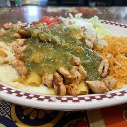 Chico Fiesta Mexican Restaurant - Enchiladas verde