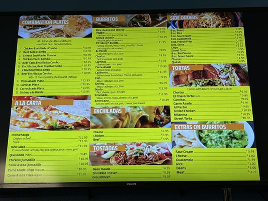 Menu photo 1 California Taco Shop Wexford, PA