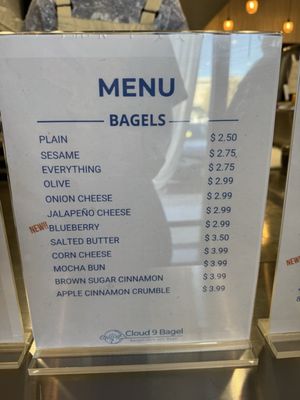 Menu photo 6 Cloud 9 Bagel Carrollton, TX