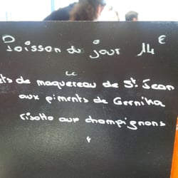 Le Prado - Poisson de jour (dommage, j'aime vraiment pas les risottos :( )