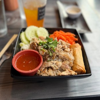 Tiger + Lily - Vermicelli Chicken Salad Roll - Asian Fusion Near Me - Columbus, Ohio Tiger + Lily - Vermicelli Chicken Salad Roll - Asian Fusion Near Me - Columbus, Ohio
