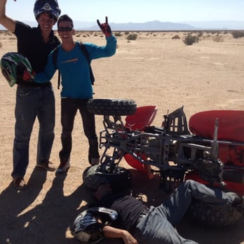 Academy Rentals & Tours - A little crash, our fault, Chris fixed it , and that's it . - ATV Rentals/Tours Near Me - Ocotillo, California