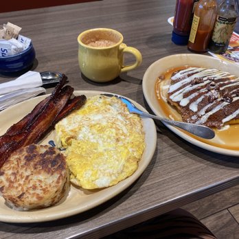 Snooze, an A.M. Eatery - Snooze Classics along with the Pumpkin pecan pie pancakes and Pumpkin Spice Latte. - Breakfast & Brunch Near Me - Orange, California Snooze, an A.M. Eatery - Snooze Classics along with the Pumpkin pecan pie pancakes and Pumpkin Spice Latte. - Breakfast & Brunch Near Me - Orange, California