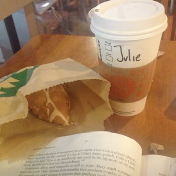 Starbucks - My first Pumpkin Spiced Latte of the season with my free pumpkin scone :) - Coffee & Tea Near Me - Hurst, Texas Starbucks - My first Pumpkin Spiced Latte of the season with my free pumpkin scone :) - Coffee & Tea Near Me - Hurst, Texas