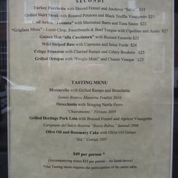 Babbo - Lunch Menu - Italian Near Me - New York, New York