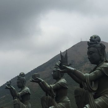 天壇大佛 - Statues surrounding Buddha making offerings - Buddhist Temples Near Me - Hong Kong, HK 天壇大佛 - Statues surrounding Buddha making offerings - Buddhist Temples Near Me - Hong Kong, HK