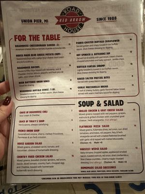 Menu photo 4 Red Arrow Roadhouse Union Pier, MI Menu photo 4 Red Arrow Roadhouse Union Pier, MI