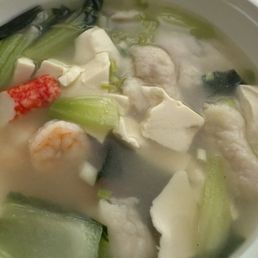 Seafood with Tofu Soup