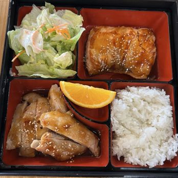 Sushi Broadway - 3/4/25 Chicken & Salmon combo. - Sushi Bars Near Me - Alameda, California Sushi Broadway - 3/4/25 Chicken & Salmon combo. - Sushi Bars Near Me - Alameda, California