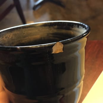 Coffee Republic - Chipped mug they served my coffee in. - Cafes Near Me - Folsom, California