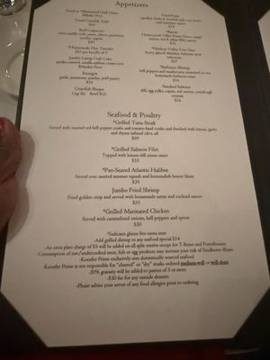 Menu photo 3 Koestler Prime Ridgeland, MS Menu photo 3 Koestler Prime Ridgeland, MS