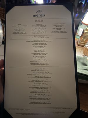 Menu photo 1 Merois West Hollywood, CA